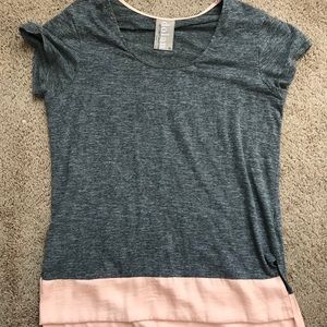 ANTHRO Color block loose tee
